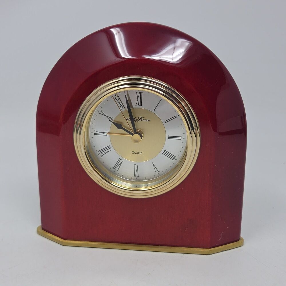 Seth Thomas Vintage Clock Red 6" Alarm